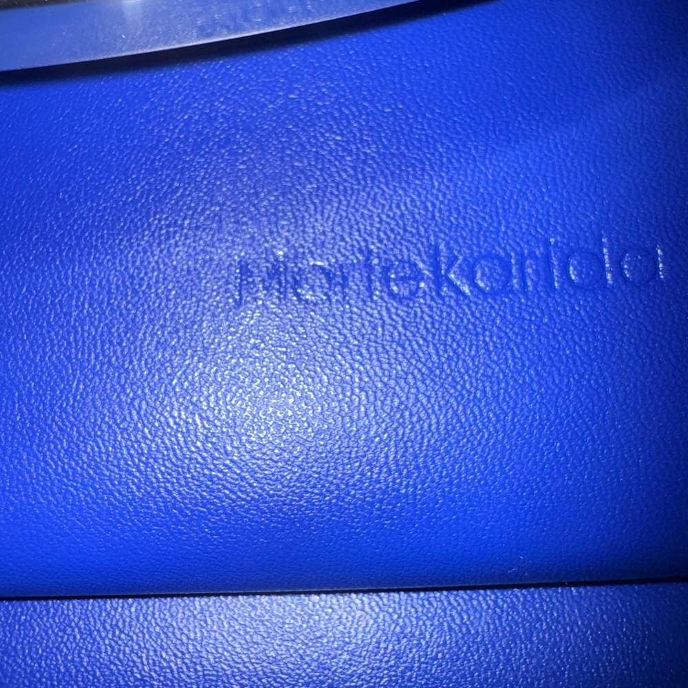 Marlekarida Elegant Blue Wallet with Gold Accent - Picture 14 of 15